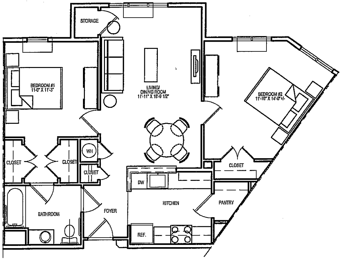 Suite A Floorplan